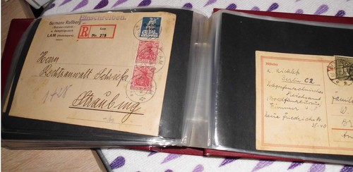 Briefealbum mit postkarten - mit, 60