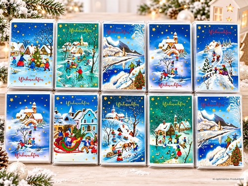 10x weihnachtskarten - 10x,