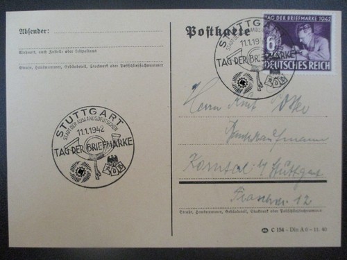 Reich postkarte - dt.,