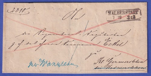 Preußen brief mit - brief,