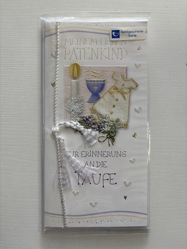 Grußkarte patenbrief taufe - grußkarte,