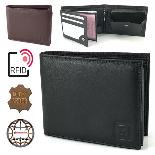 Geldbörse rfid herren echt - geldbörse,