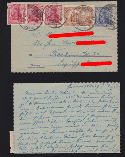 Mit zusatzfrankatur - 18,