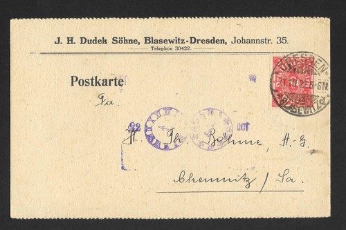 Dresden blasewitz 1922 - dresden,