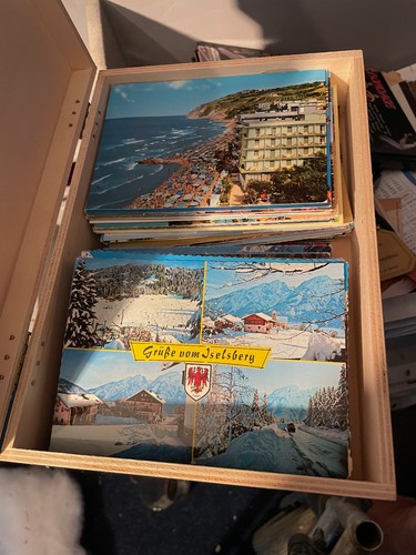 Postkarten mit briefmarken - postkarten,