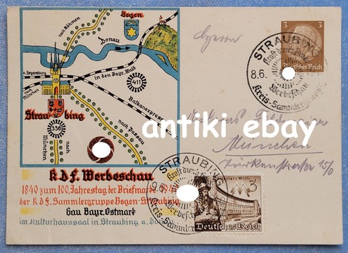 Vordruck postkarte von 1940 - von,