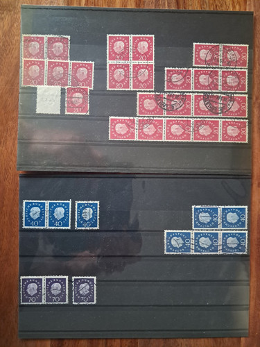 Briefmarken bund heuss - briefmarken,