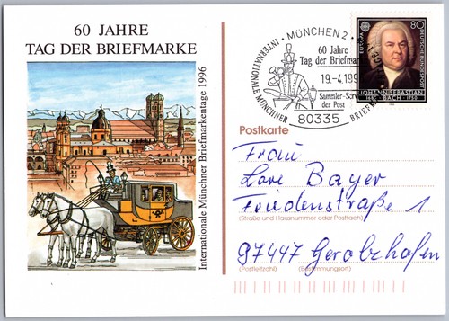 Postkarte sst tag - sst, der