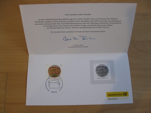 Deutsche post treuekarte 2008 - deutsche,