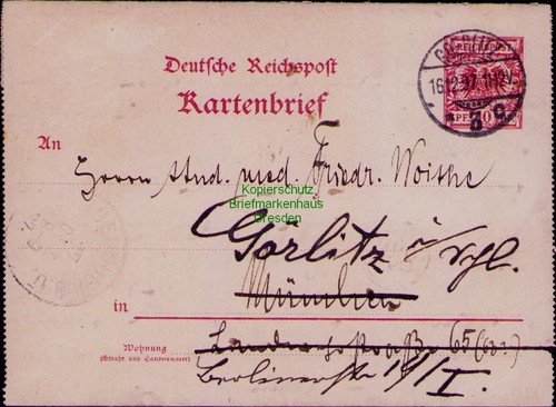 B24473 ganzsache kartenbrief - b24473,