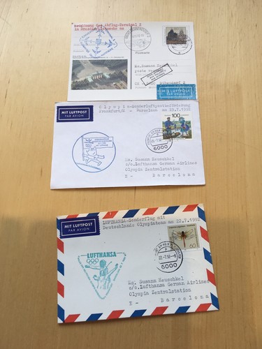 Luftpost briefe karten - luftpost, 1992