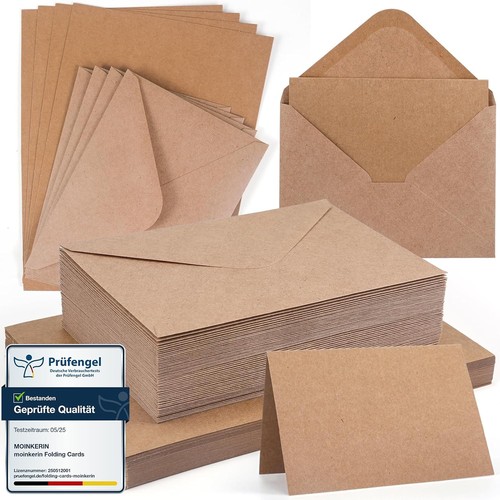 50x klappkarten blanko mit - klappkarten,