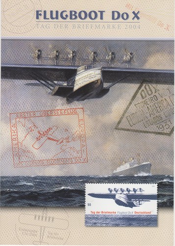 Klappkarte din flugboot - 4,,