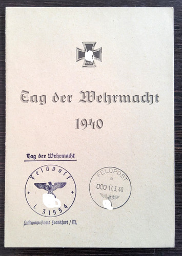 1940 faltkarte mit - 1940,