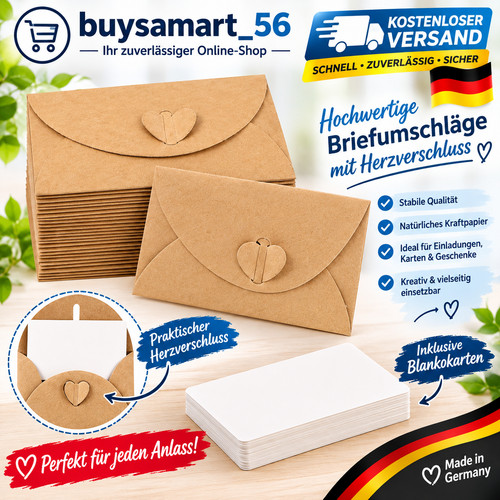Stück mini briefumschläge - 30,