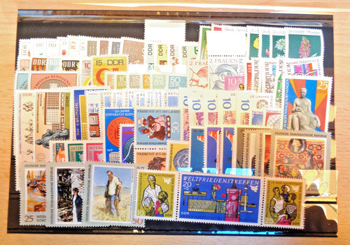 Ddr 1969 briefmarken jahrgang - 1969,