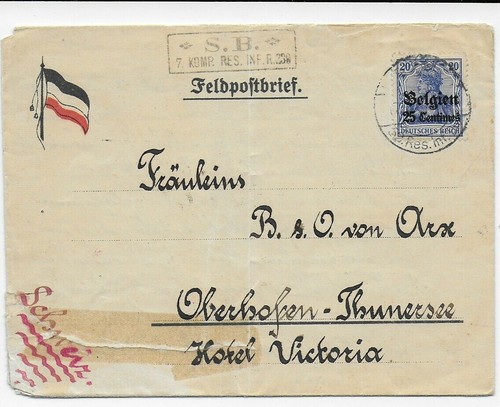 Feldpostbrief 1915 nach