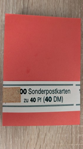 100 stück ganzsache brd - 100,