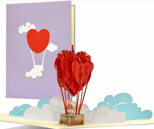 Pop briefkarte - pop-up,