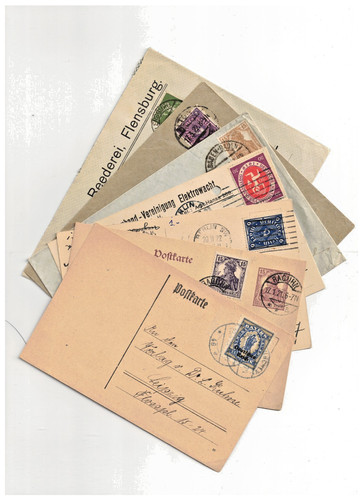 Reich 7 briefe karten - dt.,