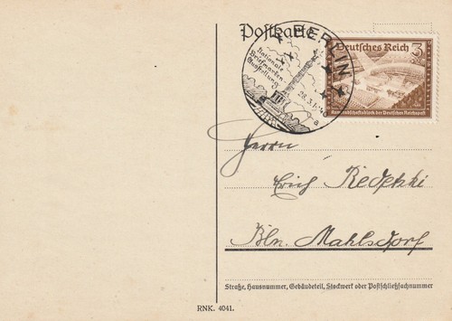 Karte mit sst - mit, berlin
