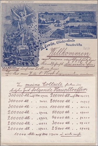 Kartenbrief mit bild von - kartenbrief,