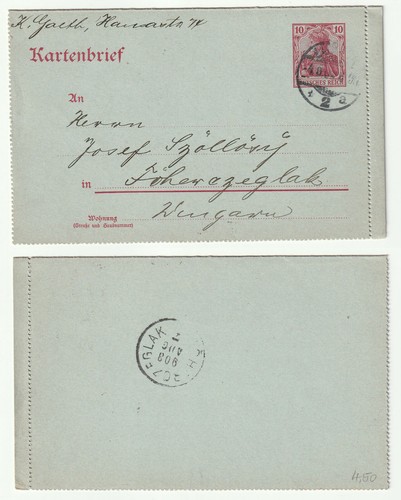 82542 ganzsache 12 - k,