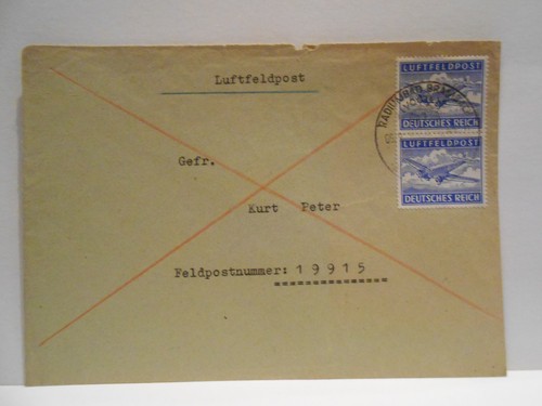 Brief original luftfeldpost - brief,