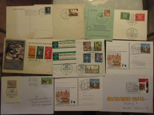 Posten briefe karten mit - u.,