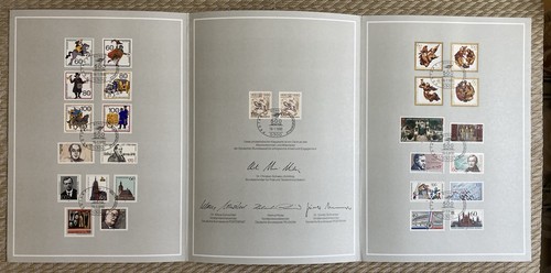 500 jahre post klappkarte 1990 - post,