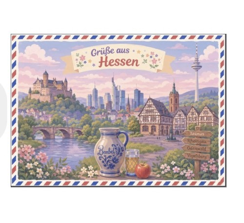 10x grüße aus hessen - 10x, „grüße