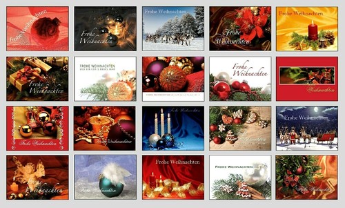 2400 weihnachtskarten set - 20-2400,