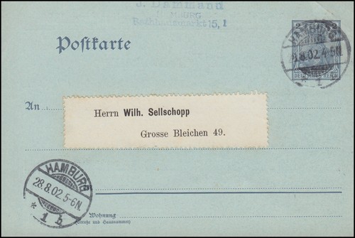 Privatpostkarte verein - pp,
